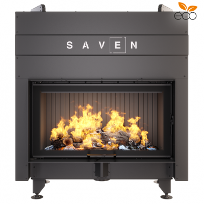 Каминная топка SAVEN Energy Up 90х50 Black (19,0 kW) ECO