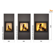 Піч камін SAVEN Vatra XL 50x50 ECO