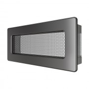 Вентиляційна решітка для каміна SAVEN 11х24 графітова