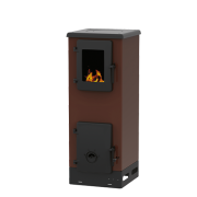 Стальная печь Alfa-Plam VULKAN S с варочной поверхностью