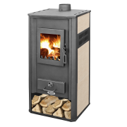 Стальная печь с водяным контуром BLIST Ambasador E керамика