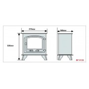 Чавунна піч-камін Bonfire BF013S 4 кВт