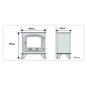 Чавунна піч-камін Bonfire BF013 5 кВт