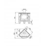 Чавунна піч Bronpi ALTEA