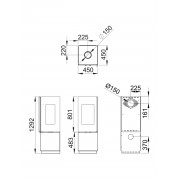 Сталева піч Bronpi BOMBAY 3C