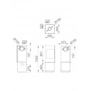 Сталева піч Bronpi BOMBAY E