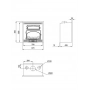 Касетная каминная топка c духовкой Bronpi EVEREST