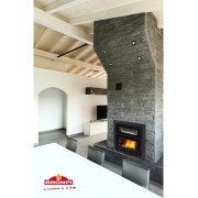 Касетная каминная топка c духовкой Bronpi EVEREST VISION