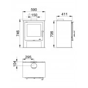 Сталева піч Bronpi GIJON