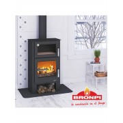 Сталева піч із духовкою Bronpi GIJON H