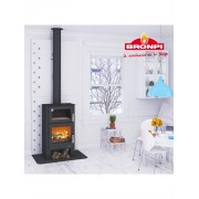 Сталева піч із духовкою Bronpi GIJON H