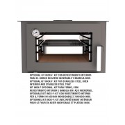 Сталева піч із духовкою Bronpi GIJON H