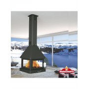 Четырехсторонний камин Bronpi HUELVA C