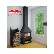 Трехсторонний камин Bronpi HUESCA
