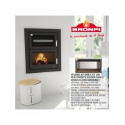 Касетна каминна топка с духовкою Bronpi MURANO-E