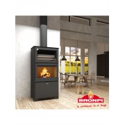 Сталева піч із духовкою Bronpi MURANO-L