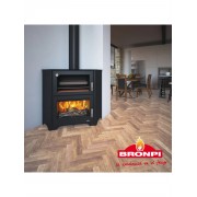 Сталева піч із духовкою Bronpi MURANO-R