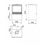 Стальная печь Bronpi CROACIA T