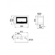 Касетная каминная топка Bronpi FLORIDA P VISION