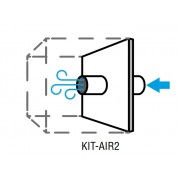 Кутова касетна камінна  топка Bronpi PARIS-70-EI VISION ліва