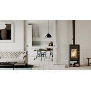 Стальная печь Defro Home SOLUM LOG Черный