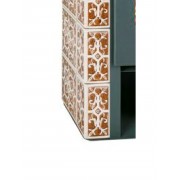 Кахельна піч Flama JASMIN EKO GRANDE II Keramik двоколірна