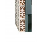 Кафельная печь Flama JASMIN EKO GRANDE Keramik двухцветная