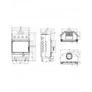 Каминная топка Hitze ALBERO AL9S.H-D