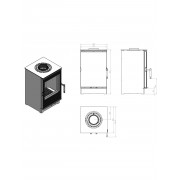 Сталева піч Hitze LYNX S