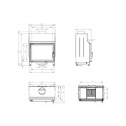 Каминная топка Hitze STMA59X43.S