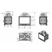 Каминная топка La Braise LB 700 Piroliza