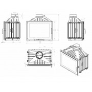 Каминная топка Nordflam ALBER LUX