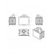 Каминная топка Nordflam ALBER STANDART