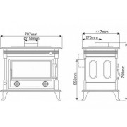 Чавунна піч Nordflam ASTI