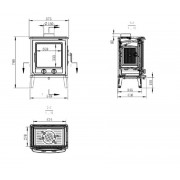 Чавунна піч Nordflam BRENO