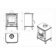 Чавунна піч Nordflam ERINO