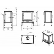 Чавунна піч Nordflam IBERIA