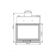 Каминная топка с водяным контуром Nordflam LB 800 PW