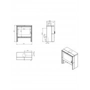Кафельная печь Nordflam MAXEL