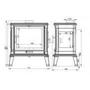 Чугунная печь Nordflam TORIA