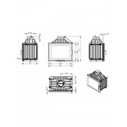 Каминная топка Nordflam TORN LUX