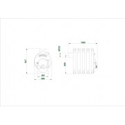 Піч канадська Новаслав Monreal (тип-02 C14) зі склом