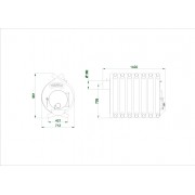Піч канадська Новаслав Toronto (тип-04 C18) зі склом