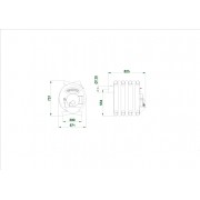 Піч канадська Новаслав Vancouver (тип-01 C12) зі склом