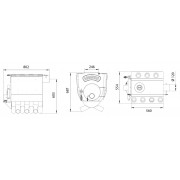 Піч варильна з конфоркою Новаслав Vancouver LUX (тип-01 ЧК)