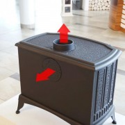 Дров'яна піч KRATKI Koza K9 150