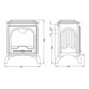 Пiч на дровах Invicta Seville2 Anthracite