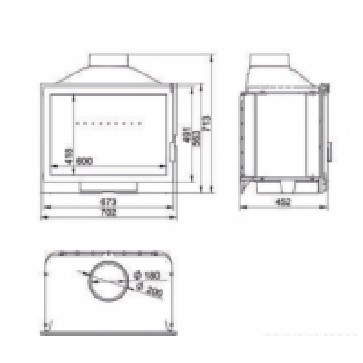 Каминная топка KFD ECO iLUX 14