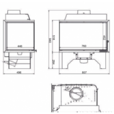 Каминная топка KFD ECO iLUX 90+L/R