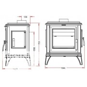 Пiч на дровах Invicta Sedan M anthracite